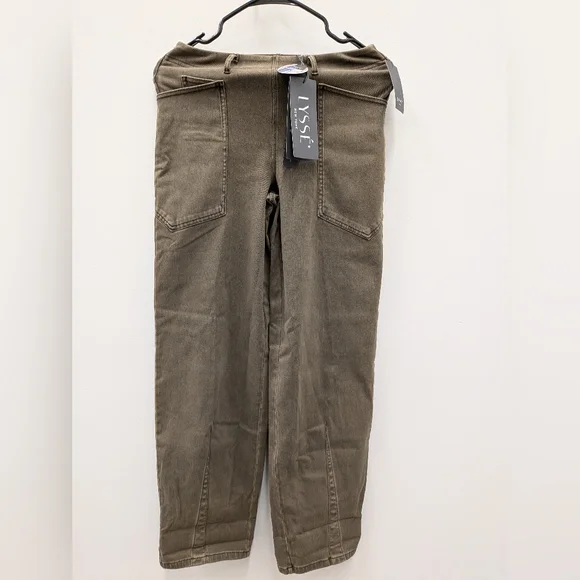 Lysse Men's Olive Straight-Leg Chinos - Picture 6 of 8